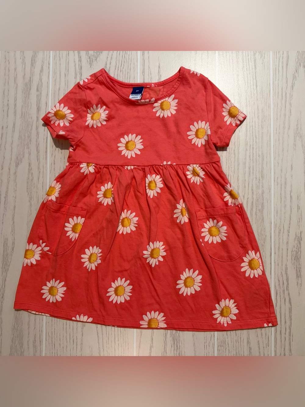 Old Navy & Carter’s Toddler Girl Dress Bundle 3-Piece 2T Floral Leopard Striped - Picture 2 of 13
